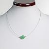 Collier Jade et argent 925 - Pierres fines gemme
